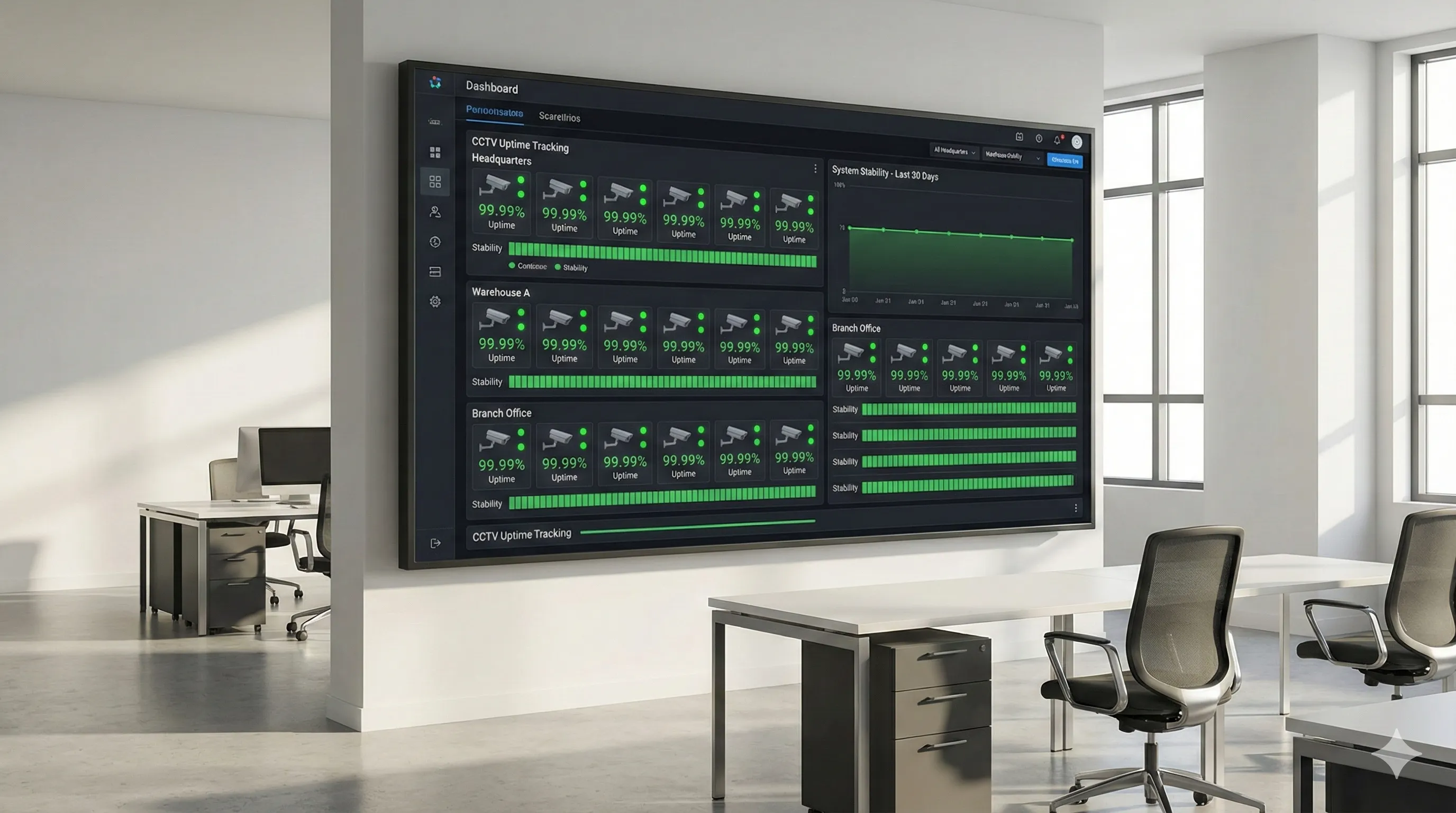 Uptime Monitoring Dashboard